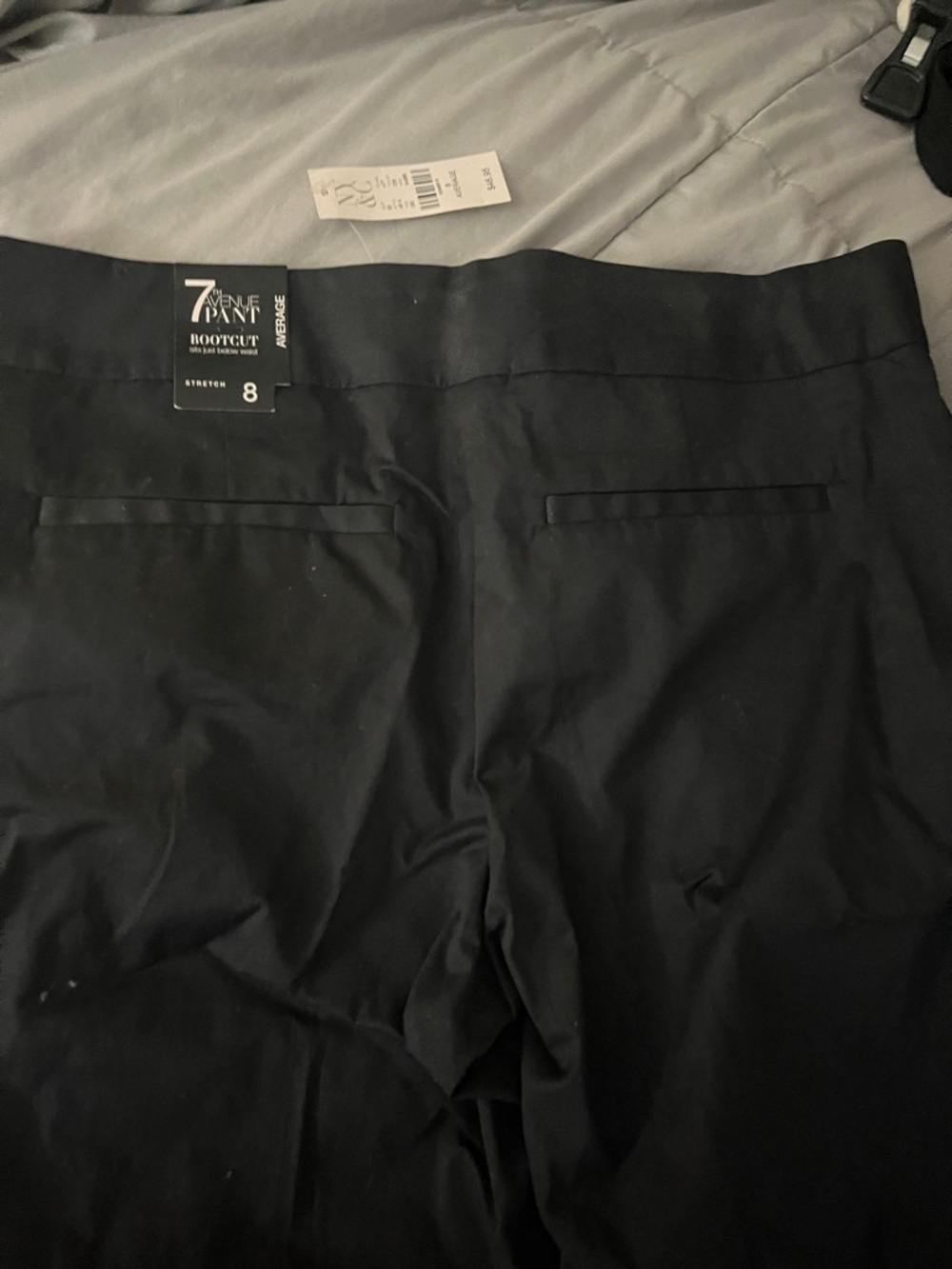 NY & C - Avenue Black Bootcut Stretch Pants - Picture 3 of 4
